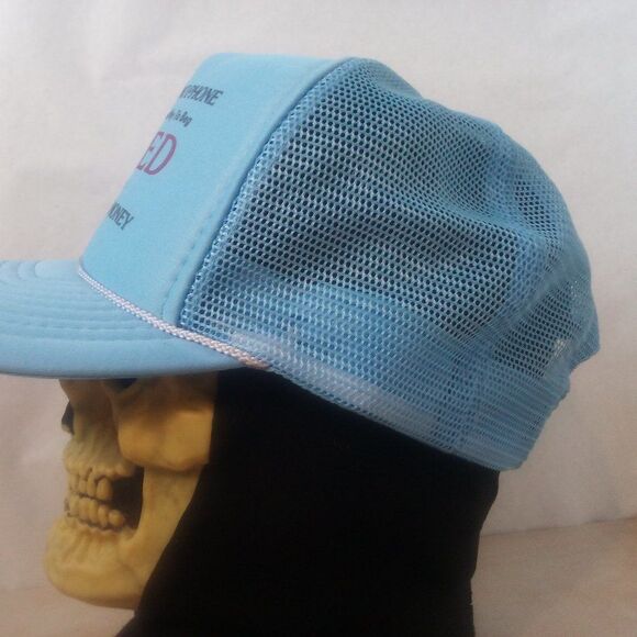 Vintage RETIRED  No Business No Money Rope Snap Back Trucker Hat - Picture 4 of 8